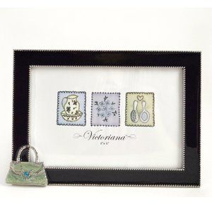 Victoriana Enamel & Silver Fashion Picture Frame